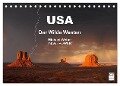 USA - Der Wilde Westen (Tischkalender 2024 DIN A5 quer), CALVENDO Monatskalender - Michael Weber