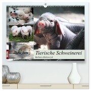 Cover-Bild zum Titel 'Tierische Schweinerei (hochwertiger Premium Wandkalender 2026 DIN A2 quer), Kunstdruck in Hochglanz' von 'Barbara Mielewczyk'