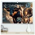 KI Tierkreiszeichen (hochwertiger Premium Wandkalender 2025 DIN A2 quer), Kunstdruck in Hochglanz - Claudia Schimmack