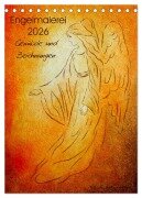 Cover-Bild zum Titel 'Engelmalerei 2026 Gemälde und Zeichnungen (Tischkalender 2026 DIN A5 hoch), CALVENDO Monatskalender' von 'Marita Zacharias'