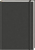 Anaconda Notizbuch/Notebook/Blank Book, punktiert, textiles Gummiband, schwarz, Hardcover (A5), 120g/m² Papier - 