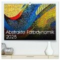 Abstrakte Farbdynamik (hochwertiger Premium Wandkalender 2025 DIN A2 quer), Kunstdruck in Hochglanz - Werner Braun