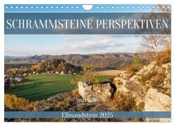 Schrammsteine Perspektiven - Elbsandstein (Wandkalender 2025 DIN A4 quer), CALVENDO Monatskalender - Kevin Walther