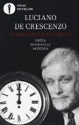 Cover-Bild zum Titel 'Storia della filosofia greca, medioevale, moderna' von 'Luciano De Crescenzo'