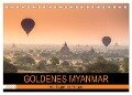GOLDENES MYANMAR 2024 (Tischkalender 2024 DIN A5 quer), CALVENDO Monatskalender - Sebastian Rost