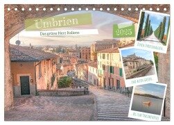 Umbrien - Das grüne Herz Italiens (Tischkalender 2025 DIN A5 quer), CALVENDO Monatskalender - Joana Kruse