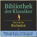 Cover-Bild zum Titel 'Bibliothek der Klassiker: Deutsche Balladen 7' von 'Karl August Candidus, Theodor Fontane, Gottfried Keller, Conrad Ferdinand Meyer, Wolfgang Müller'
