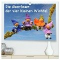 Die Abenteuer der vier kleinen Wichtel (hochwertiger Premium Wandkalender 2024 DIN A2 quer), Kunstdruck in Hochglanz - Christine Schmutzler-Schaub