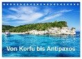 Von Korfu bis Antipaxos (Tischkalender 2024 DIN A5 quer), CALVENDO Monatskalender - Simone Hug