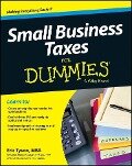Cover-Bild zum Titel 'Small Business Taxes For Dummies' von 'Eric Tyson'