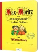 Cover-Bild zum Titel 'Max und Moritz - Eine Bubengeschichte in sieben Streichen' von 'Wilhelm Busch'