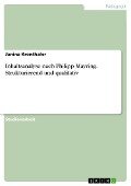 Inhaltsanalyse nach Philipp Mayring. Strukturierend und qualitativ - Janina Kronthaler