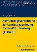 Ausführungsverordnung zur Landesbauordnung Baden-Württemberg (LBOAVO) - Wolfgang Stein