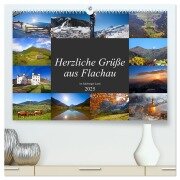 Herzliche Grüße aus Flachau (hochwertiger Premium Wandkalender 2025 DIN A2 quer), Kunstdruck in Hochglanz - Christa Kramer