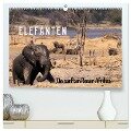 Elefanten - Die sanften Riesen Afrikas (hochwertiger Premium Wandkalender 2024 DIN A2 quer), Kunstdruck in Hochglanz - Markus Pavlowsky Photography
