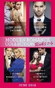 Cover-Bild zum Titel 'Modern Romance June 2019 Books 1-4: The Sheikh Crowns His Virgin (Billionaires at the Altar) / Greek's Baby of Redemption / Shock Heir for the King / Untamed Billionaire's Innocent Bride' von 'Lynne Graham, Kate Hewitt, Clare Connelly, Caitlin Crews'