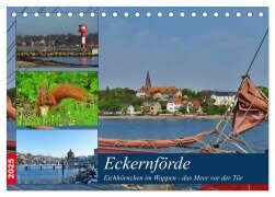 Eckernförde. Eichhörnchen im Wappen - das Meer vor der Tür (Tischkalender 2025 DIN A5 quer), CALVENDO Monatskalender - René Schaack