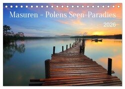 Masuren - Polens Seen-Paradies (Tischkalender 2026 DIN A5 quer), CALVENDO Monatskalender - Konstanze Junghanns