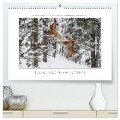 Emotionale Momente: Tiger - Kraft & Schönheit. / CH-Version (hochwertiger Premium Wandkalender 2025 DIN A2 quer), Kunstdruck in Hochglanz - Ingo Gerlach GDT