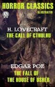 Horror Classics. Illustrated - H. P. Lovecraft, Edgar Allan Poe