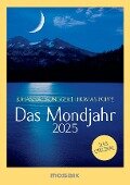 Das Mondjahr 2025 - s/w Taschenkalender - Johanna Paungger, Thomas Poppe