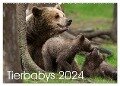 Tierbabys 2024 (Wandkalender 2024 DIN A2 quer), CALVENDO Monatskalender - Johann Schörkhuber