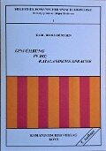 Einführung in die katalanische Sprache - Karl-Heinz Röntgen