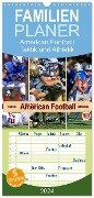 Familienplaner 2024 - American Football - Taktik und Athletik mit 5 Spalten (Wandkalender, 21 x 45 cm) CALVENDO - Peter Roder