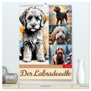 Der Labradoodle (hochwertiger Premium Wandkalender 2026 DIN A2 hoch), Kunstdruck in Hochglanz - Steffani Lehmann