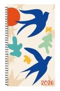 Taschenkalender Youngtimer Vögel 2026 - 