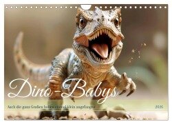Dino-Babys (Wandkalender 2026 DIN A4 quer), CALVENDO Monatskalender - Daniela Tapper