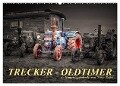 Trecker - Oldtimer / Geburtstagskalender (Wandkalender 2024 DIN A2 quer), CALVENDO Monatskalender - Peter Roder