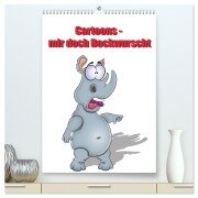 Cover-Bild zum Titel 'Cartoons - mir doch Bockwurscht (hochwertiger Premium Wandkalender 2026 DIN A2 hoch), Kunstdruck in Hochglanz' von 'Rw Rw'