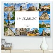 Magdeburg Impressionen (hochwertiger Premium Wandkalender 2026 DIN A2 quer), Kunstdruck in Hochglanz - Dirk Meutzner