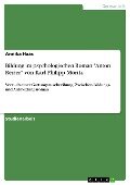Bildung im psychologischen Roman "Anton Reiser" von Karl Philipp Moritz - Annika Haas