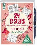 Cover-Bild zum Titel '24 DAYS RÄTSELADVENTSKALENDER - Sudoku im Advent' von 'Frechverlag'