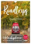 Cover-Bild zum Titel 'Roadtrips - Urlaub auf Rädern (Wandkalender 2026 DIN A4 hoch), CALVENDO Monatskalender' von 'Mario Weigt'