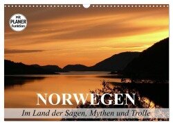 Norwegen. Im Land der Sagen, Mythen und Trolle (Wandkalender 2025 DIN A3 quer), CALVENDO Monatskalender - Elisabeth Stanzer