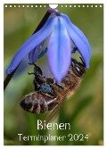 Bienen-Terminplaner 2024 (Wandkalender 2024 DIN A4 hoch), CALVENDO Monatskalender - Silvia Hahnefeld