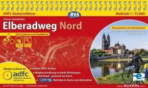 Cover-Bild zum Titel 'ADFC-Radreiseführer Elberadweg Nord 1:75.000 praktische Spiralbindung, reiß- und wetterfest, GPS-Tracks Download' von 'Otmar Steinbicker'