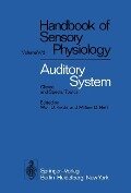 Auditory System - E. De Boer, E. Jr. Hawkins, S. A. Hillyard, W. D. Keidel, D. E. Parker