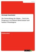 Die Entwicklung des Islams ¿ Nach den Prognosen von Hamed Abdel-Samad und Samuel P. Huntington - Christoph Staufenbiel