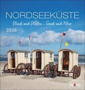 Nordseeküste Postkartenkalender 2026 - Wind und Wellen - Sand und Meer - 
