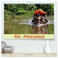 Am Amazonas (hochwertiger Premium Wandkalender 2024 DIN A2 quer), Kunstdruck in Hochglanz - Ulrike Lindner