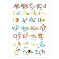 ABC Poster 70,7x100 cm. Alphabet spielerisch mit Tieren lernen | Das ABC-Lernposter mit Groß- und Kleinbuchstaben | - Lisa Wirth