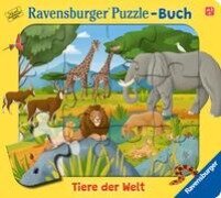 Cover-Bild zum Titel 'Ravensburger® Puzzle-Buch - Tiere der Welt' von 'Steffi Korda'