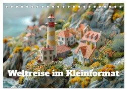 Weltreise im Kleinforma (Tischkalender 2025 DIN A5 quer), CALVENDO Monatskalender - Ally Bee