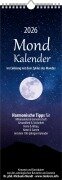 Cover-Bild zum Titel 'Mondkalender 2026- Streifen-Kalender 14,85x42 cm - Wandplaner - mit 100-jährigem Kalender - viele praktische Tipps - Mond-Kalender - Alpha Edition' von ''