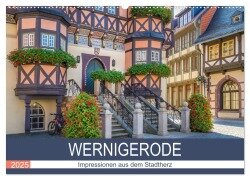 WERNIGERODE Impressionen aus dem Stadtherz (Wandkalender 2025 DIN A2 quer), CALVENDO Monatskalender - Melanie Viola