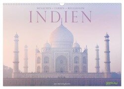 Indien: Menschen ¿ Farben ¿ Religionen (Wandkalender 2025 DIN A3 quer), CALVENDO Monatskalender - Jens Benninghofen